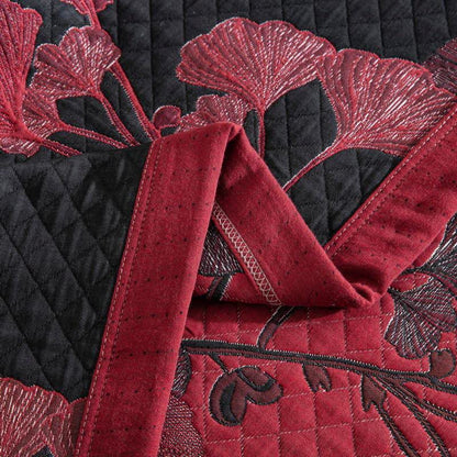 Ginkgo Leaf Organic Cotton Reversible Quilt - image 16