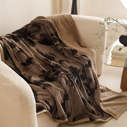 Ink Floral Warm Throw Blanket - image 7