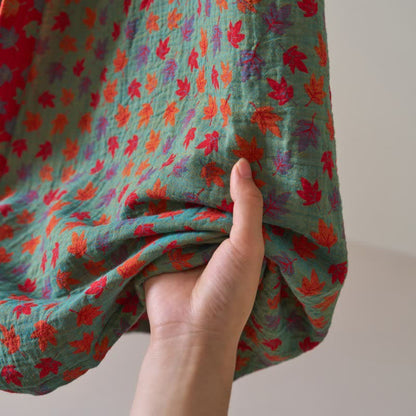 Maple Leaf Organic Cotton Kimono Robe - image 24