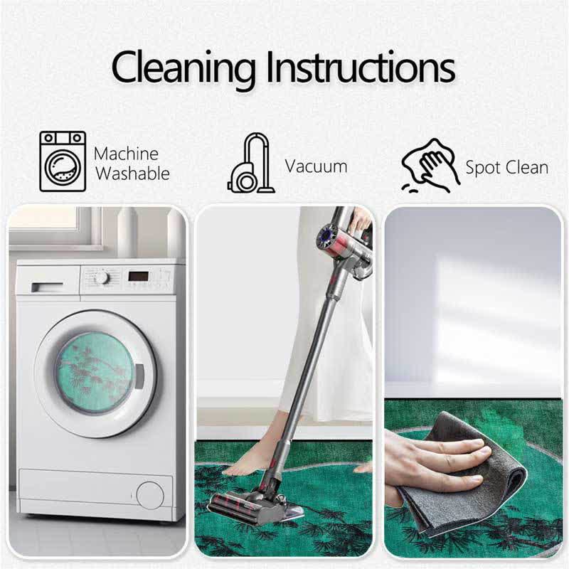 Retro Pine Tree Foldable Area Rug - image 3