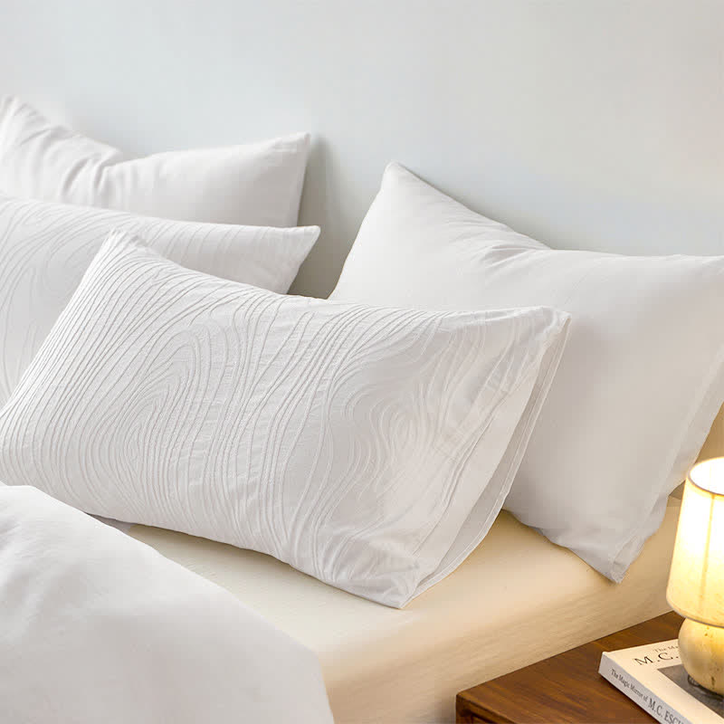 Minimalist Tree Rings Cotton Bedding Set(3PCS) - image 5