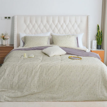 Cotton Floral Duvet Cover Bedding Set(3PCS) - image 1