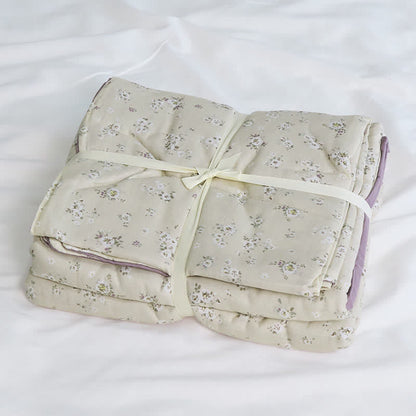 Cotton Floral Duvet Cover Bedding Set(3PCS) - image 8