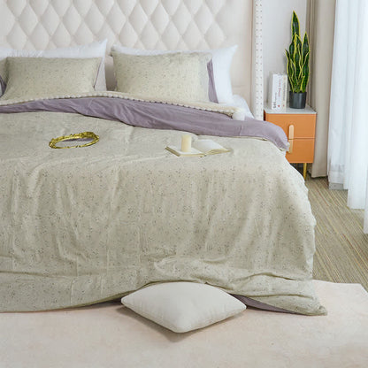 Cotton Floral Duvet Cover Bedding Set(3PCS) - image 2