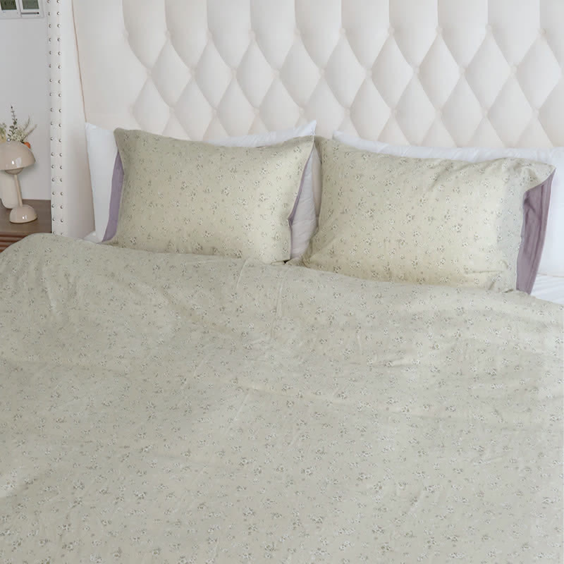 Cotton Floral Duvet Cover Bedding Set(3PCS) - image 3