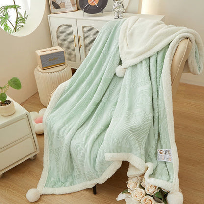 Camellia Textured Warm Throw Blanket - image 13