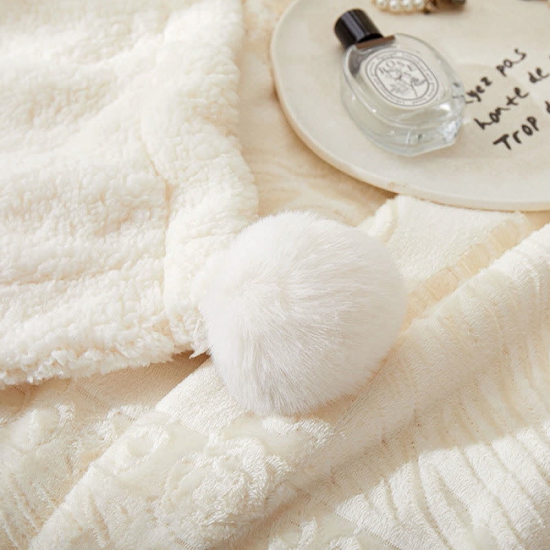 Camellia Textured Warm Throw Blanket - image 7