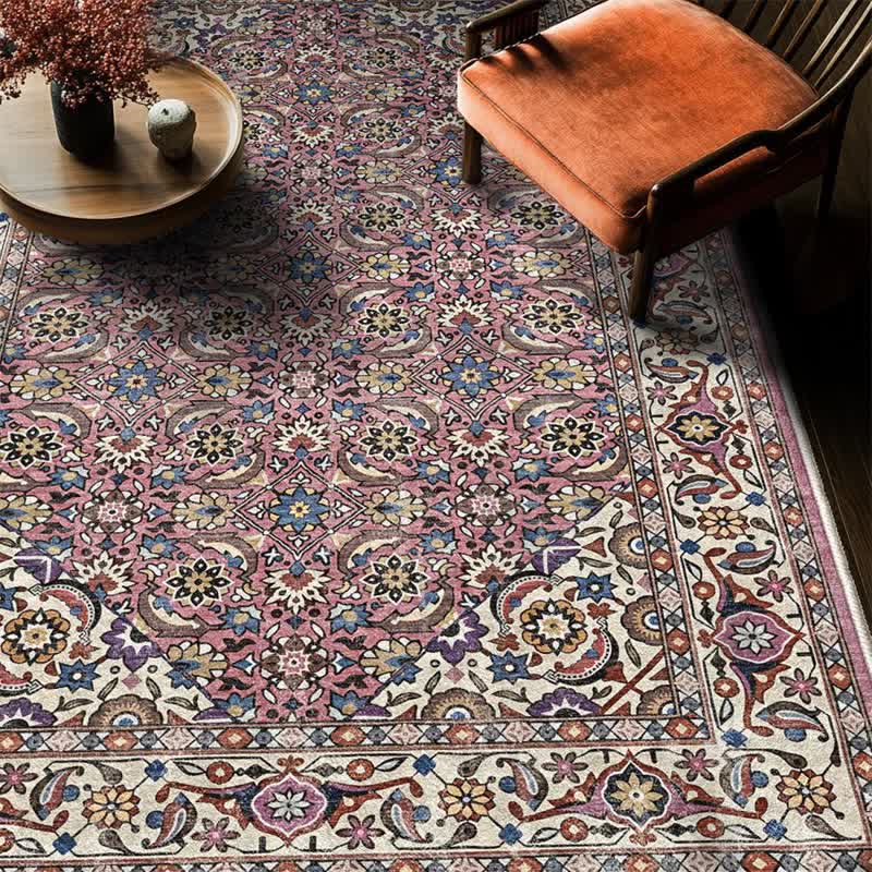 Anti-slip Retro Soft Persian Style Area Rug - 60" x 96" - image 0