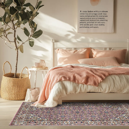 Anti-slip Retro Soft Persian Style Area Rug - image 4