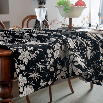 Pastoral Style Floral Jacquard Tablecloth - image 6