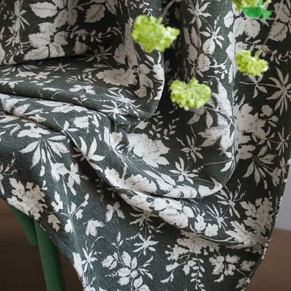 Pastoral Style Floral Jacquard Curtain - image 11
