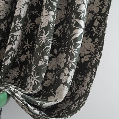 Pastoral Style Floral Jacquard Curtain - image 7