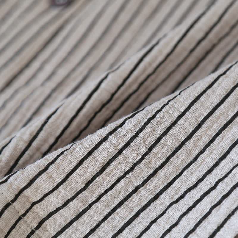 Pure Cotton Simple Striped Loungewear Set - image 12