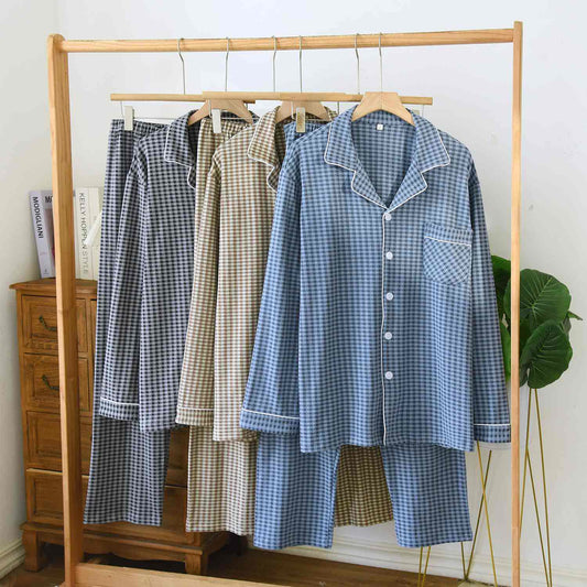 Unisex Classic Plaid Loungewear Set - image 0