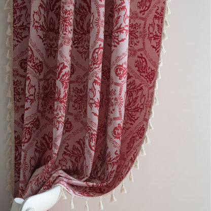 Ethnic Style Retro Pattern Jacquard Curtain - image 4