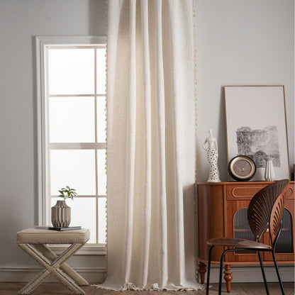 Ethnic Style Paisley Pattern Jacquard Curtain - image 11