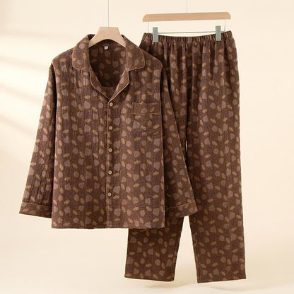 Pumpkin Cotton Gauze Loungewear Set - XXL - image 0
