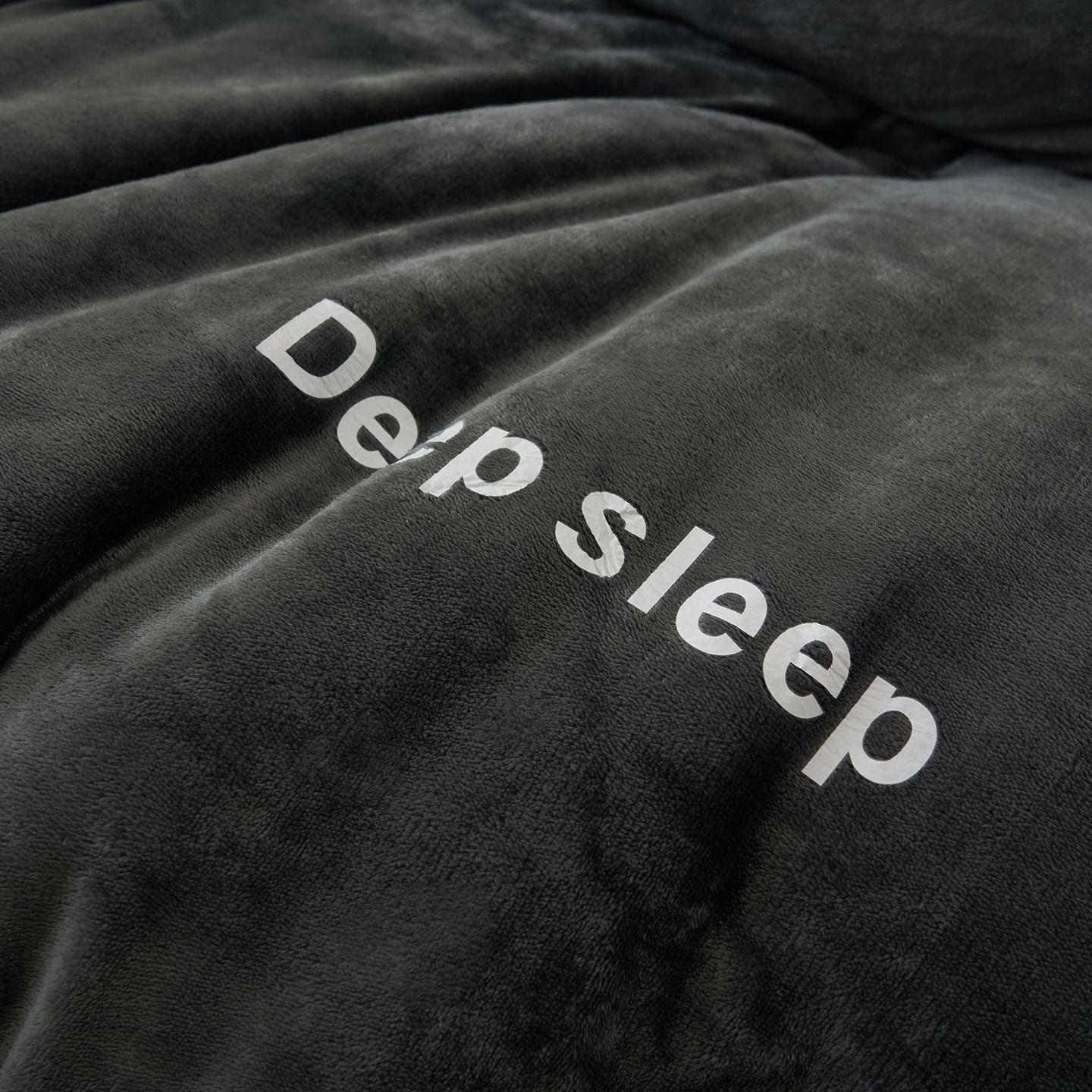 Letter Printed Fluffy Plush Warm Blanket - image 10