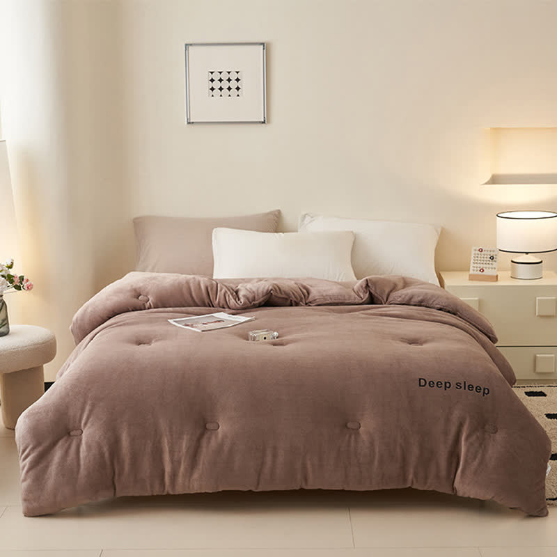 Letter Printed Fluffy Plush Warm Blanket - image 15