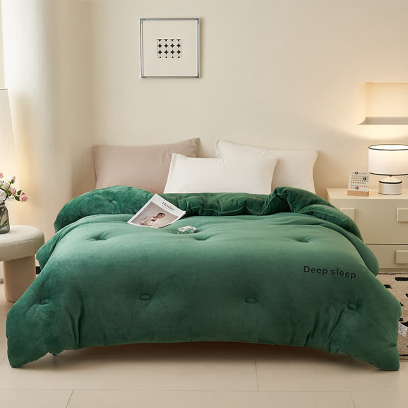 Letter Printed Fluffy Plush Warm Blanket - image 17