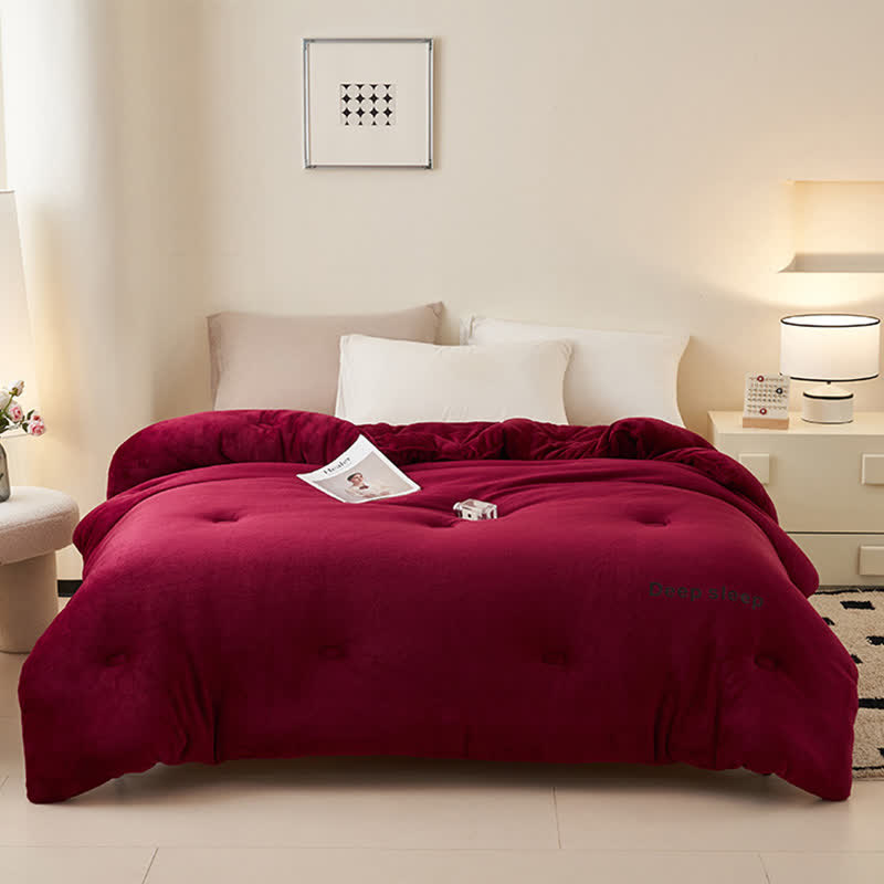 Letter Printed Fluffy Plush Warm Blanket - image 13