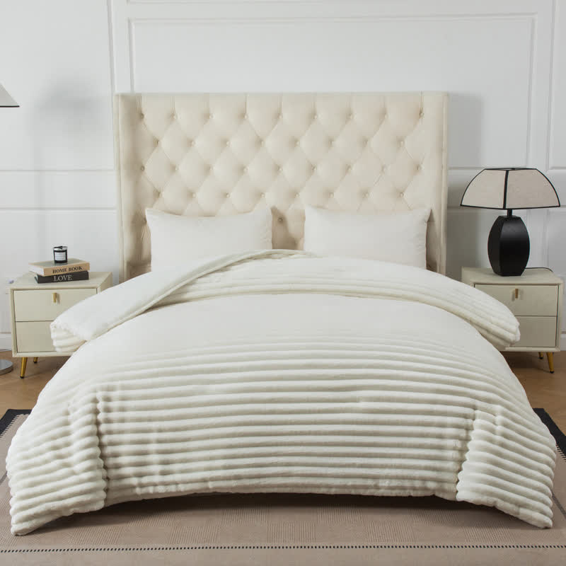 Solid Color Ribbed Plush Blanket - image 19