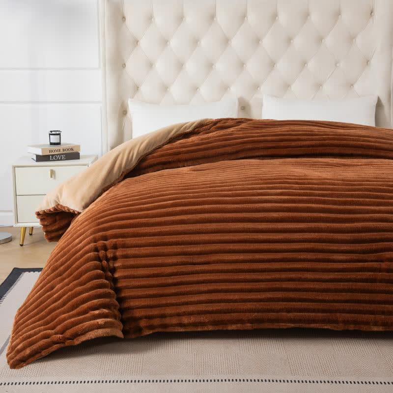 Solid Color Ribbed Plush Blanket - image 13