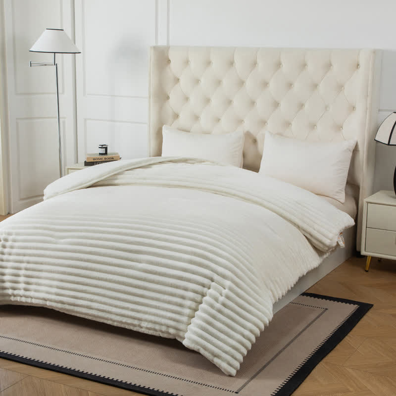 Solid Color Ribbed Plush Blanket - image 22