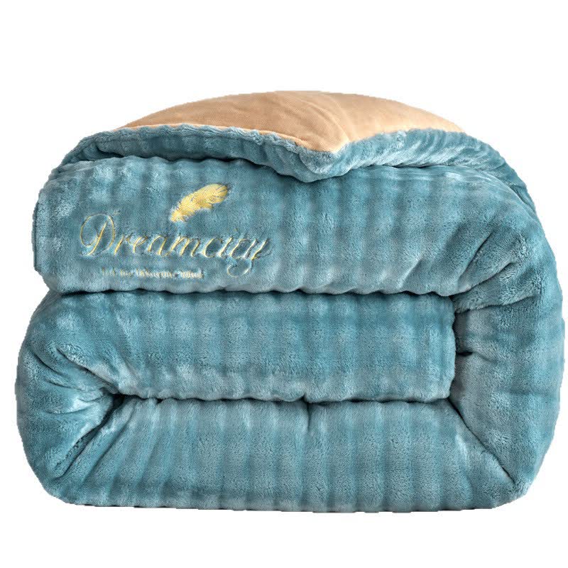 Solid Color Fluffy Textured Warm Blanket - image 15