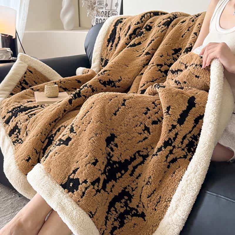 Artistic Gradient Sherpa Throw Blanket - image 7