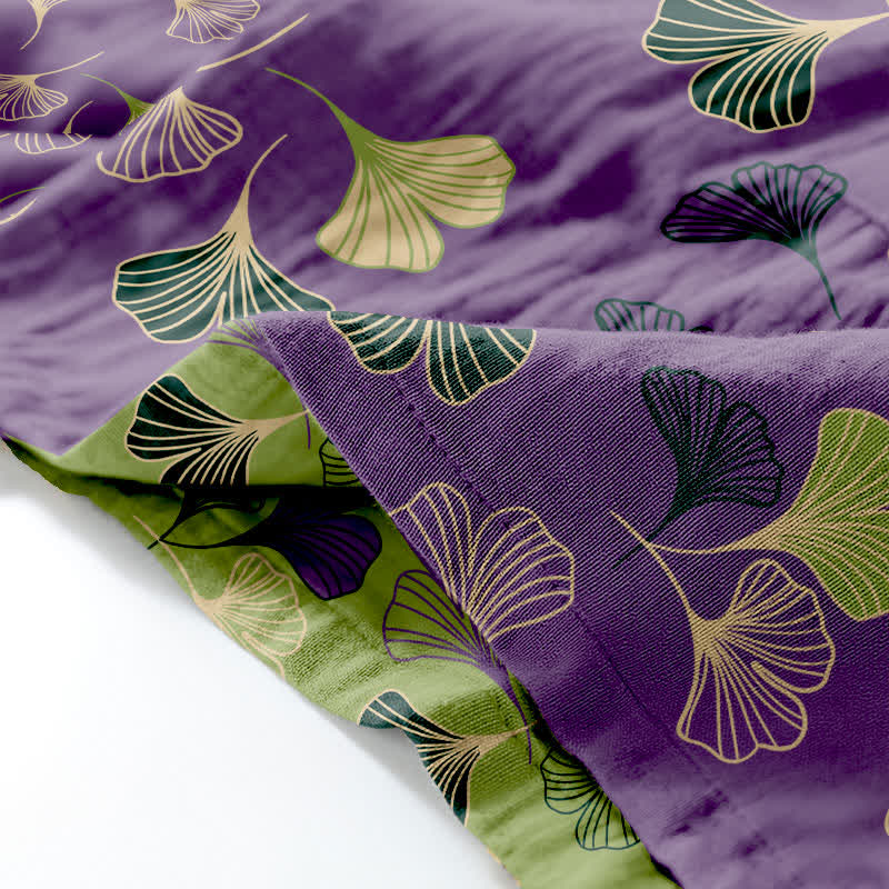 Ginkgo Cotton Gauze Kimono Loungewear Set - image 41