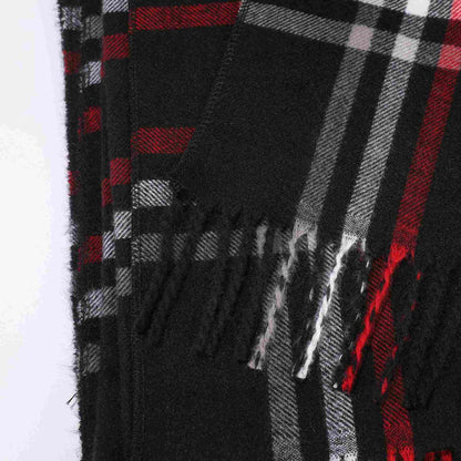 Classic Plaid Tassel Shawl Cape - image 3