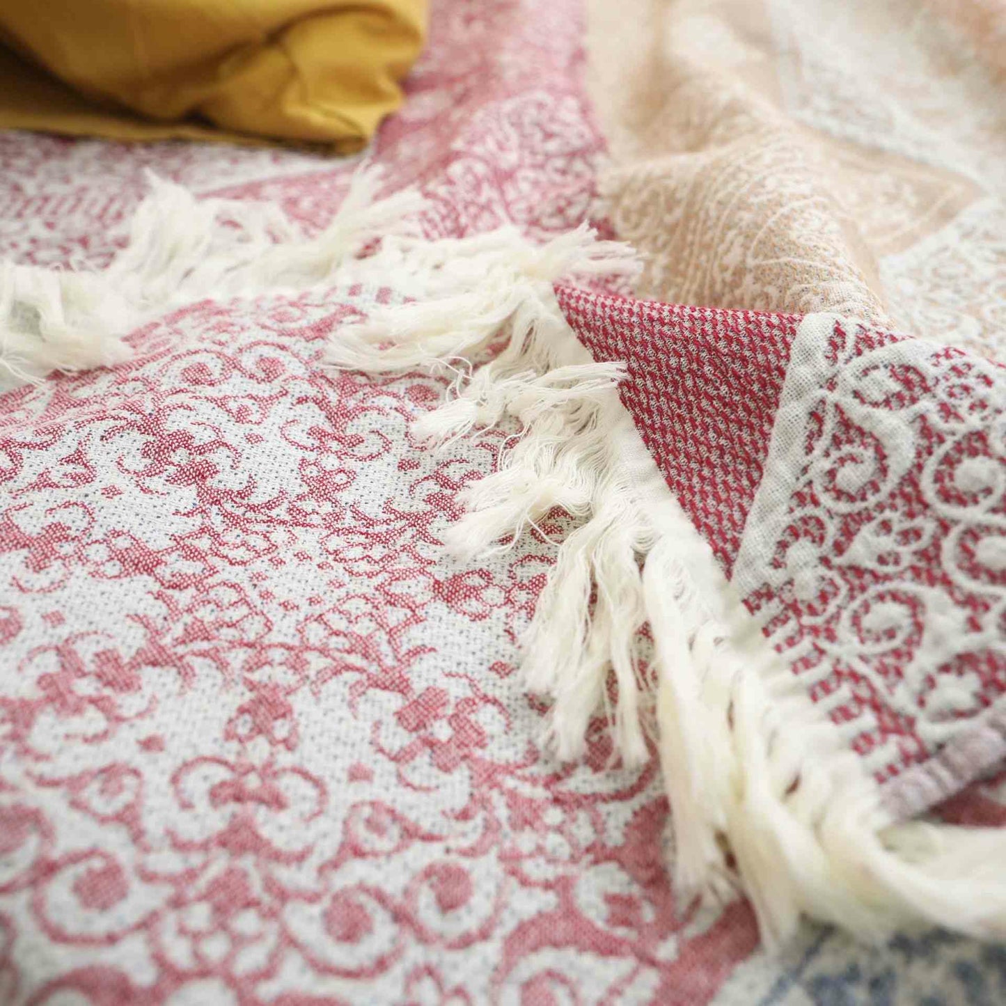 Ethnic Pattern Natural Cotton Gauze Quilt - image 3