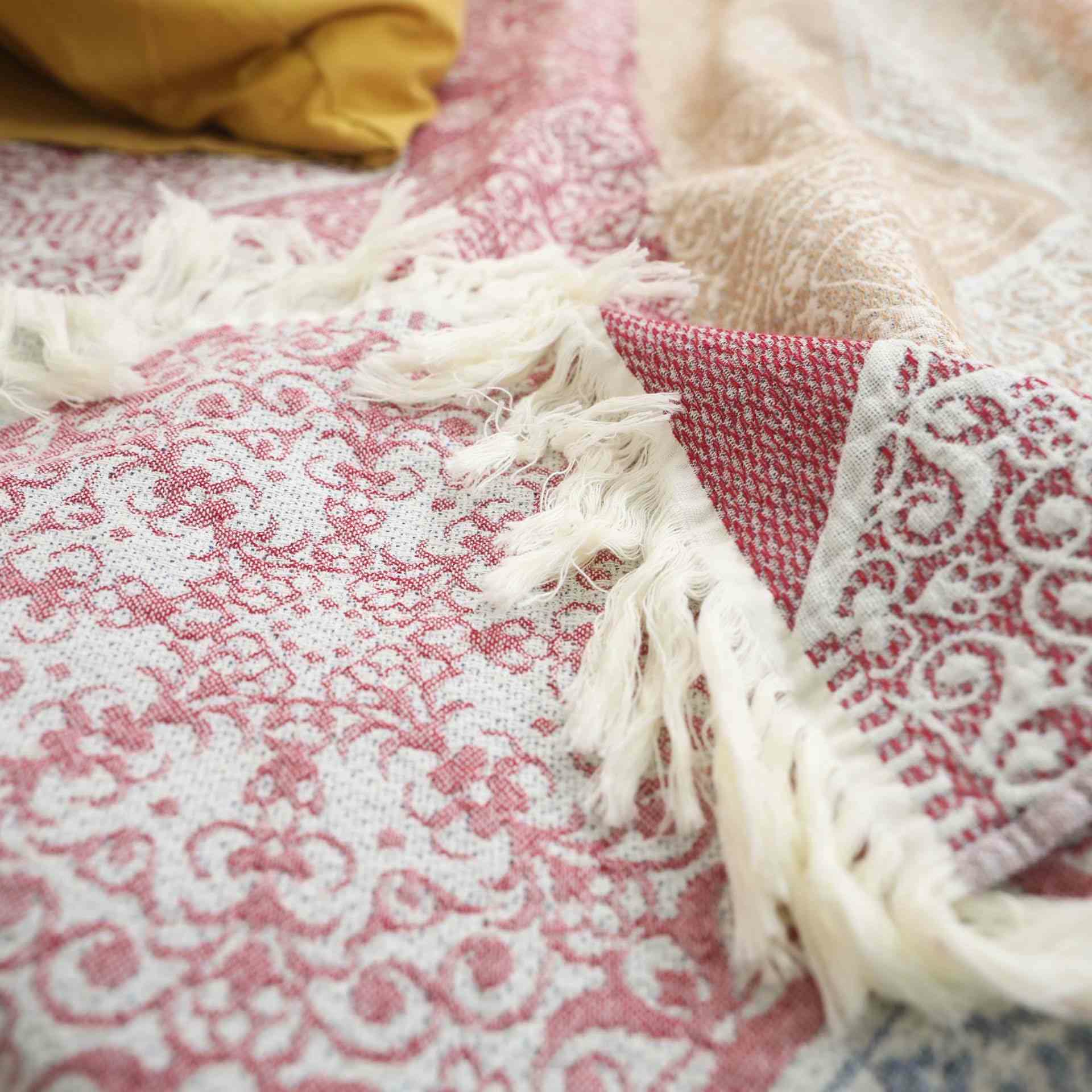 Ethnic Pattern Natural Cotton Gauze Quilt - image 3