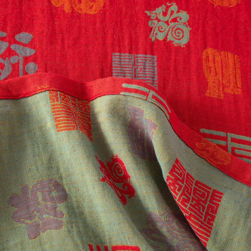 Oriental Auspicious Cotton Gauze Loungewear Set - image 4