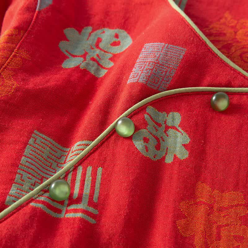 Oriental Auspicious Cotton Gauze Loungewear Set - image 2