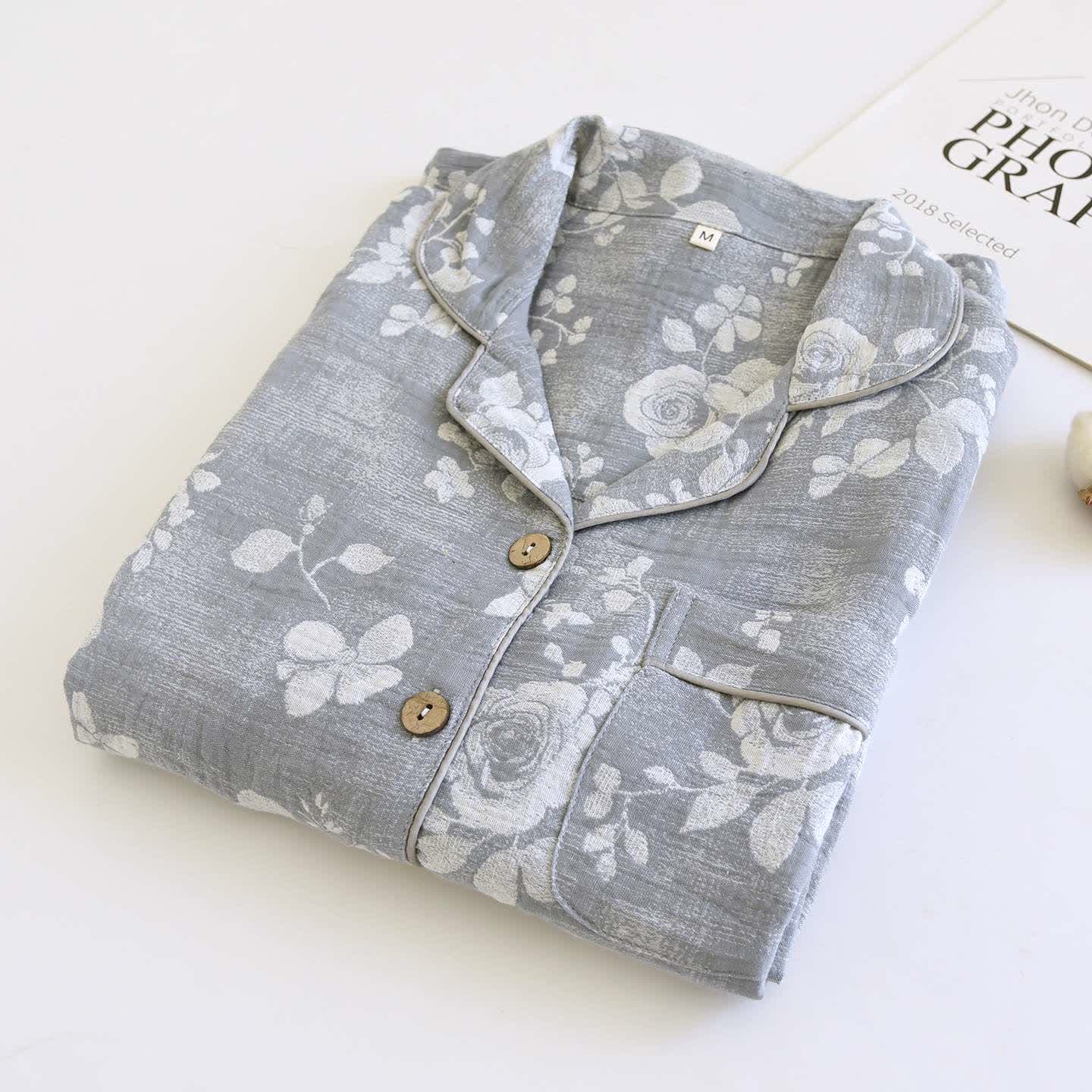 Grey Rose Natural Cotton Loungewear Set - image 2