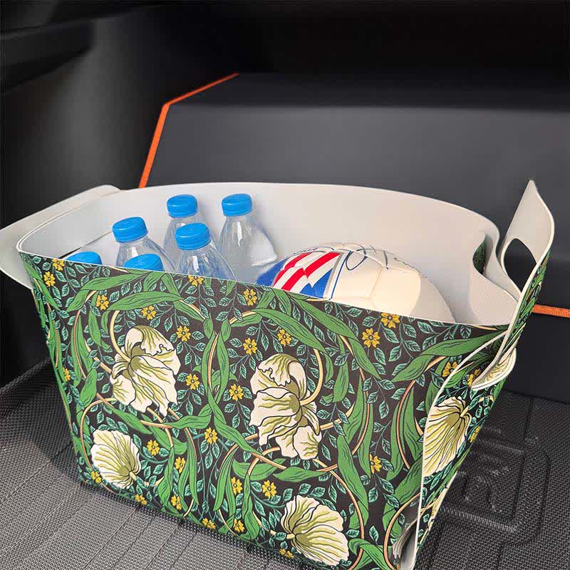 Retro Floral Vine Detachable Storage Bin - image 3