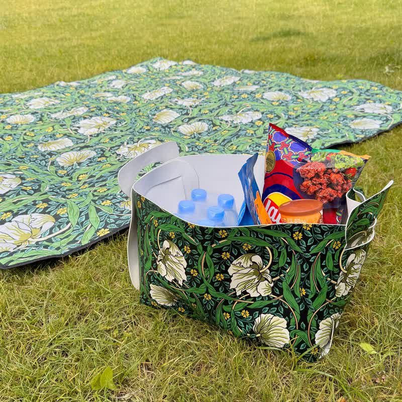 Retro Floral Vine Detachable Storage Bin - image 2