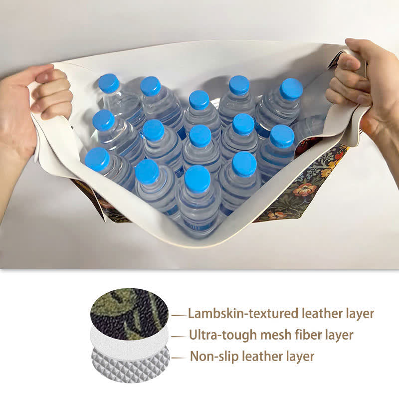 Floral Bird Waterproof Leather Storage Bin - image 5