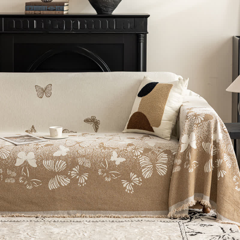 Dreamy Butterfly Chenille Sofa Throw Blanket - image 5
