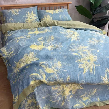 Dahlia Cotton Gauze Bedding Set(4PCS) - image 16