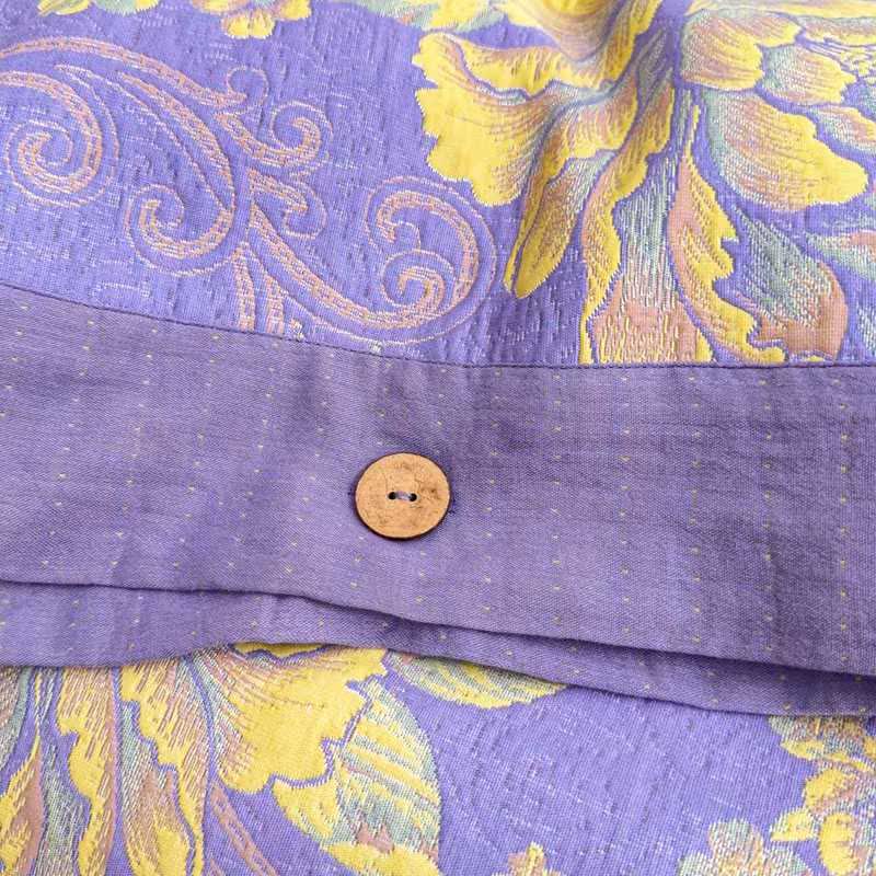 Luxurious Peony Cotton Gauze Bedding Set(4PCS) - image 6