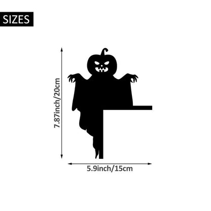 Halloween Pumpkin Demon Door Corner Decoration - image 2