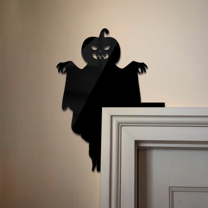 Halloween Pumpkin Demon Door Corner Decoration - 3PCS - 6" x 8" - image 0