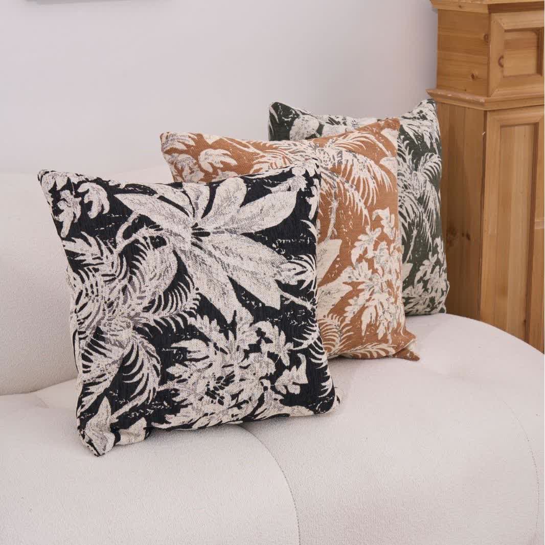 Tropical Island Leaf Throw Pillow - image 0