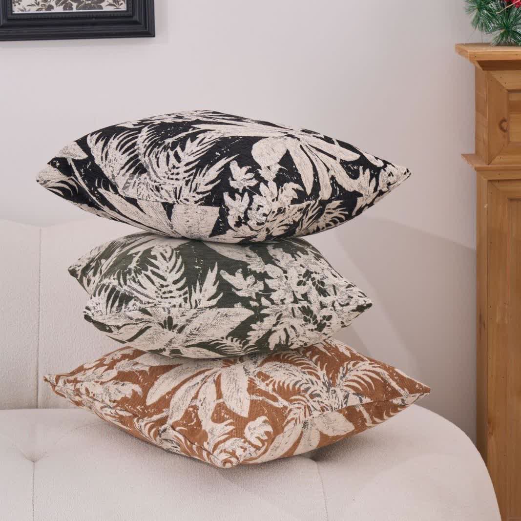 Tropical Island Leaf Throw Pillow - image 4