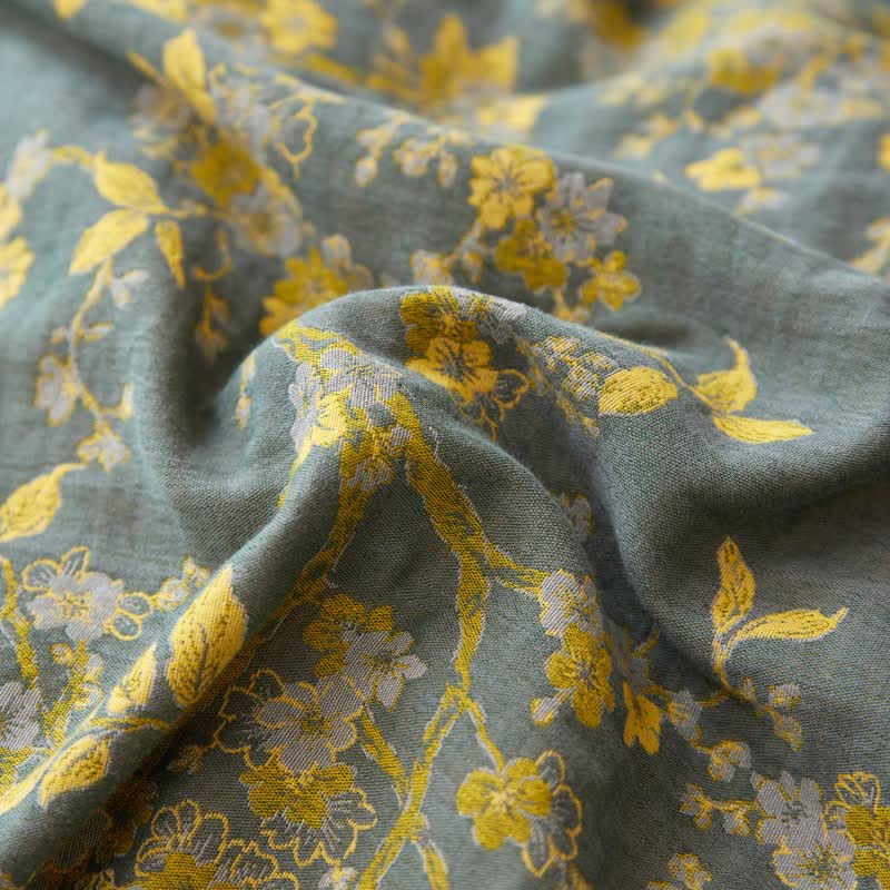 Plum Blossom Jacquard Cotton Gauze Bedding - image 8