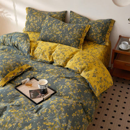 Plum Blossom Jacquard Cotton Gauze Bedding - image 2