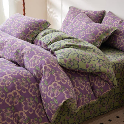 Peach Blossom Jacquard Cotton Gauze Bedding - image 2